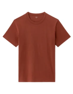 Celio T-shirt boxy col rond 100% coton - rouge^Homme T-Shirts