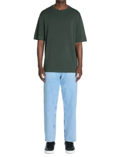 Celio T-shirt boxy col rond - kaki^Homme T-Shirts