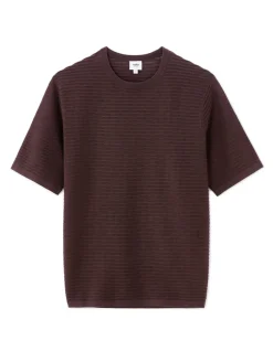 Celio T-shirt boxy col rond en maille ajourée -^Homme T-Shirts