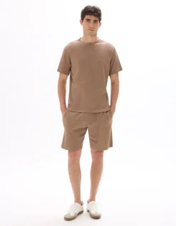 Celio T-shirt boxy col rond plissée -^Homme T-Shirts|Costumes Casual