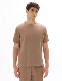 Celio T-shirt boxy col rond plissée -^Homme T-Shirts|Costumes Casual