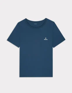 Celio T-shirt brodé à col rond - bleu^Femme T-Shirts & Tops
