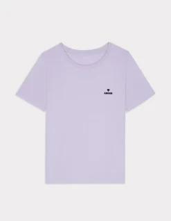 Celio T-shirt brodé à col rond - violet^Femme T-Shirts & Tops