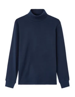 Celio T-shirt col roulé manches longues - marine^Homme T-Shirts