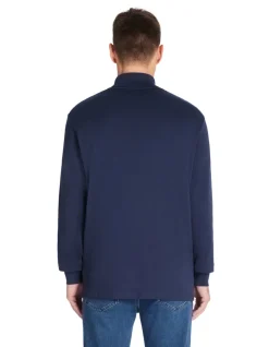 Celio T-shirt col roulé manches longues - marine^Homme T-Shirts
