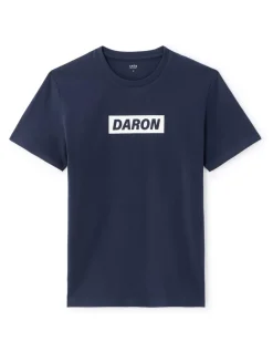 Celio T-shirt Daron - marine et blanc^Homme T-Shirts