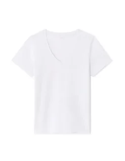 Celio T-shirt en coton à col V -^Femme Les Essentiels Aux Meilleurs Prix|T-Shirts & Tops