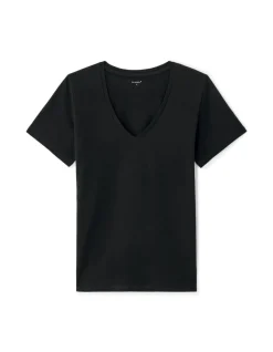 Celio T-shirt en coton à col V -^Femme Les Essentiels Aux Meilleurs Prix|T-Shirts & Tops