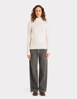 Celio T-shirt fluide à col roulé - écru^Femme T-Shirts & Tops