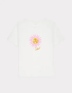 Celio T-shirt imprimé en coton - écru^Femme T-Shirts & Tops