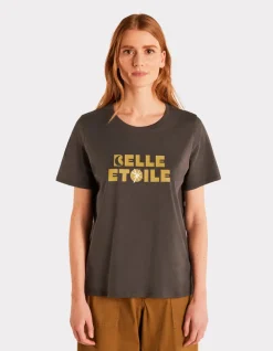 Celio T-shirt imprimé en coton - gris^Femme T-Shirts & Tops