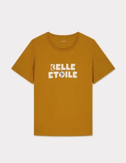 Celio T-shirt imprimé en coton - kaki^Femme T-Shirts & Tops