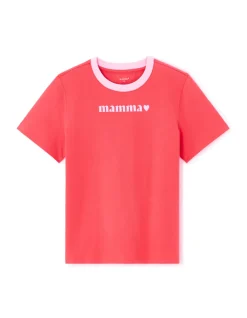 Celio T-shirt imprimé "mamma" – rouge^Femme T-Shirts & Tops