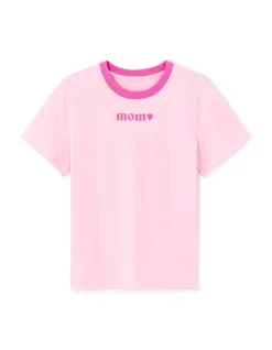 Celio T-shirt imprimé "mom" – rose^Femme T-Shirts & Tops