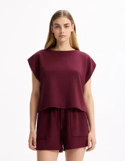 Celio T-shirt large sans manches - violet^Femme Sportswear