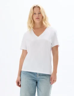 Celio T-shirt manches courtes à col V -^Femme T-Shirts & Tops