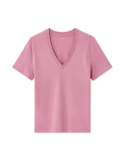 Celio T-shirt manches courtes à col V - rose^Femme T-Shirts & Tops