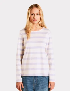 Celio T-shirt marinière à manches longues - violet^Femme T-Shirts & Tops