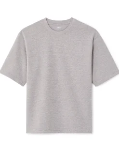 Celio T-shirt oversize col rond rayé - taupe^Homme T-Shirts