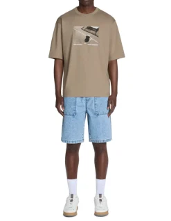 Celio T-shirt oversize col rond 100% coton -^Homme T-Shirts