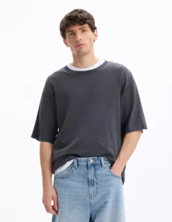 Celio T-shirt oversize col rond -^Homme T-Shirts