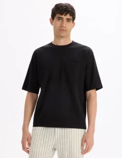 Celio T-shirt oversize col rond coton mélangé -^Homme T-Shirts