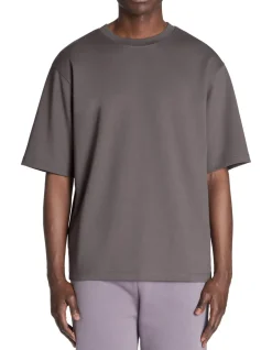 Celio T-shirt oversize col rond - gris^Homme T-Shirts