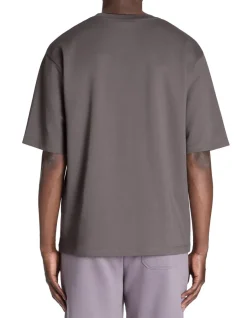 Celio T-shirt oversize col rond - gris^Homme T-Shirts