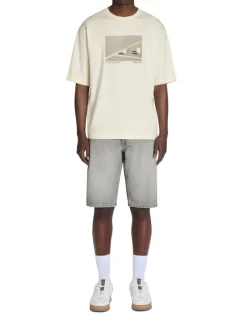 Celio T-shirt oversize col rond 100% coton -^Homme T-Shirts