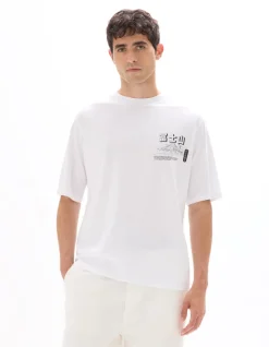 Celio T-shirt oversize col rond 100% coton imprimé asie -^Homme T-Shirts