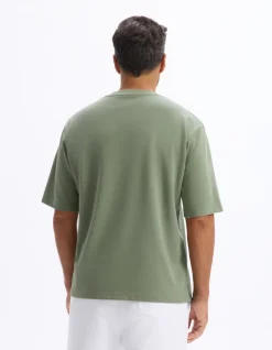 Celio T-shirt oversize col rond - vert^Homme T-Shirts