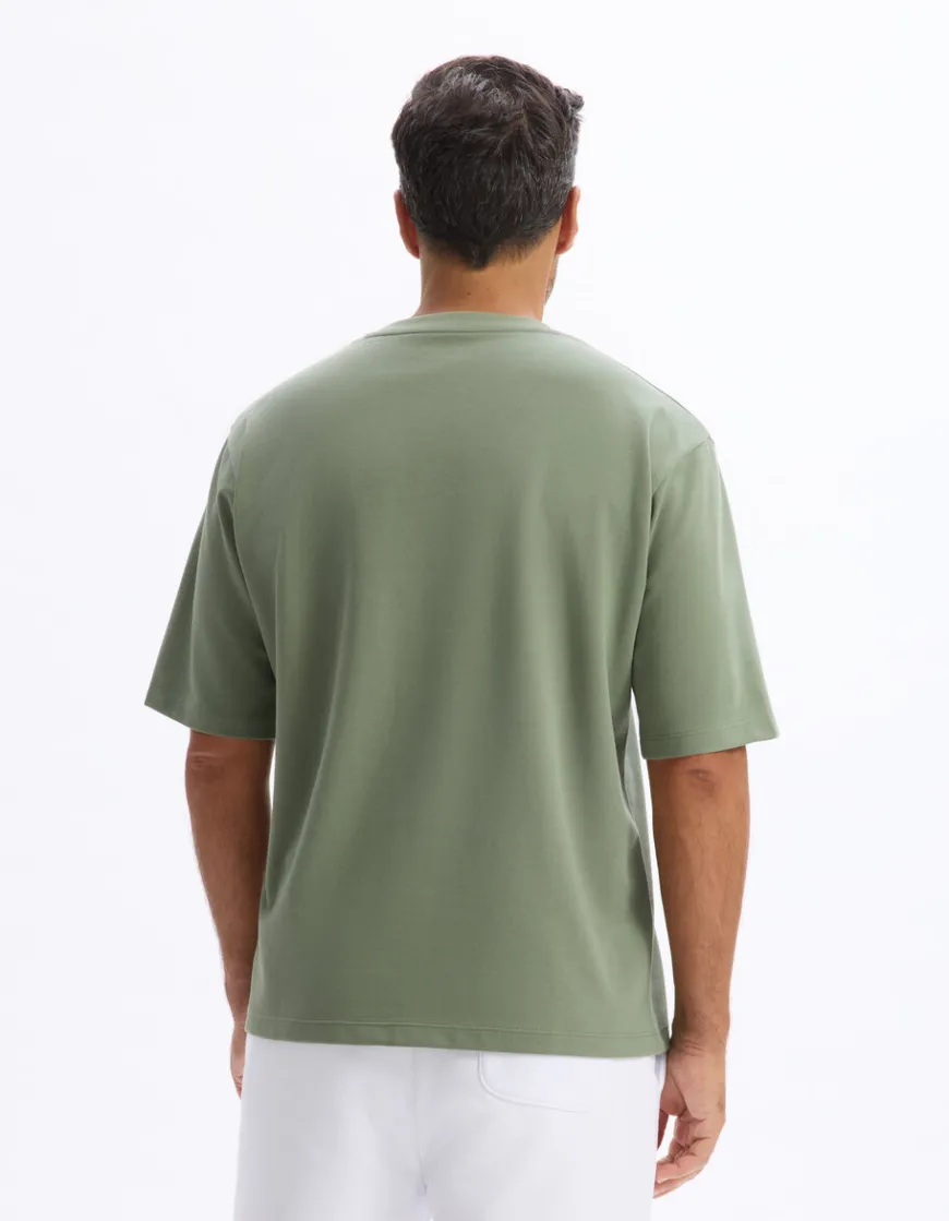 Celio T-shirt oversize col rond - vert^Homme T-Shirts