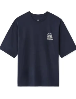 Celio T-shirt oversize col rond 100% coton - marine^Homme T-Shirts
