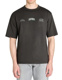 Celio T-shirt oversize col rond 100% coton - noir^Homme T-Shirts