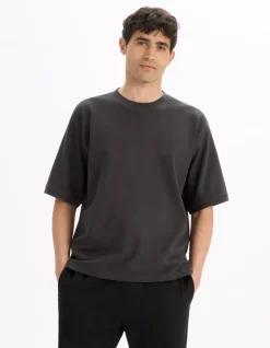 Celio T-shirt oversize col rond coton mélangé -^Homme T-Shirts