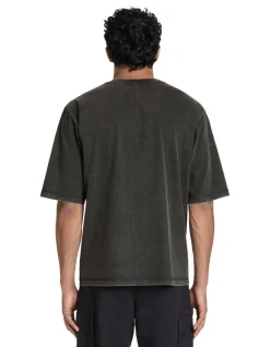 Celio T-shirt oversize col rond 100% coton - noir^Homme T-Shirts