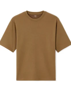 Celio T-shirt oversize col rond - café^Homme T-Shirts