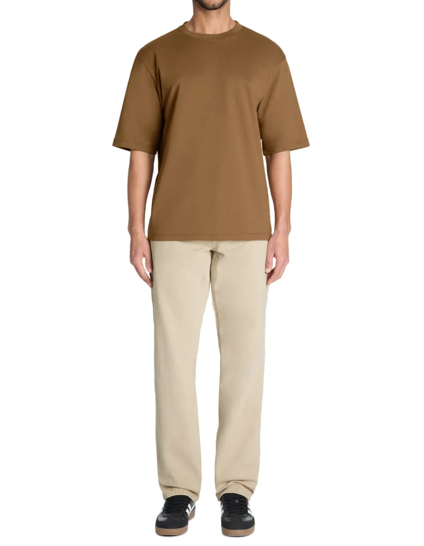 Celio T-shirt oversize col rond - café^Homme T-Shirts