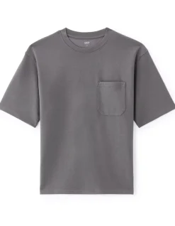 Celio T-shirt oversize col rond coton mélangé - gris^Homme T-Shirts