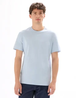 Celio T-shirt regular col rond 100% coton - bleu^Homme T-Shirts
