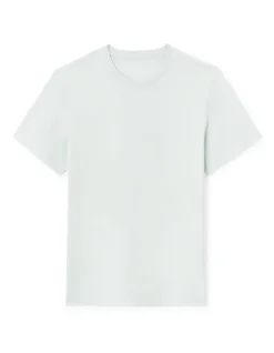 Celio T-shirt regular col rond 100% coton - bleu vert^Homme T-Shirts