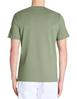 Celio T-shirt regular col rond 100% coton - kaki clair^Homme T-Shirts