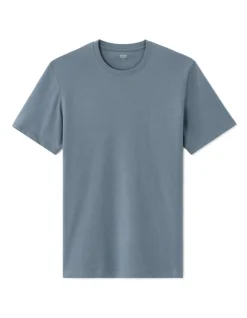 Celio T-shirt regular col rond 100% coton - bleu^Homme T-Shirts