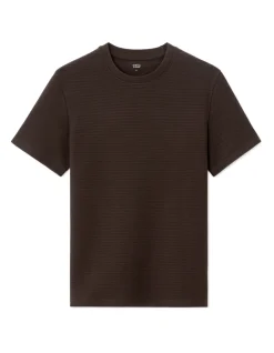 Celio T-shirt regular col rond 100% coton reliéfé -^Homme T-Shirts