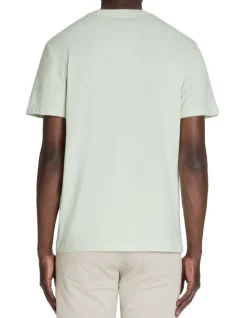 Celio T-shirt regular col rond 100% coton - vert clair^Homme T-Shirts