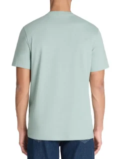 Celio T-shirt regular col rond 100% coton - vert^Homme T-Shirts