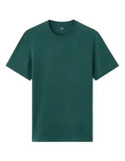 Celio T-shirt regular col rond 100% coton - vert^Homme T-Shirts