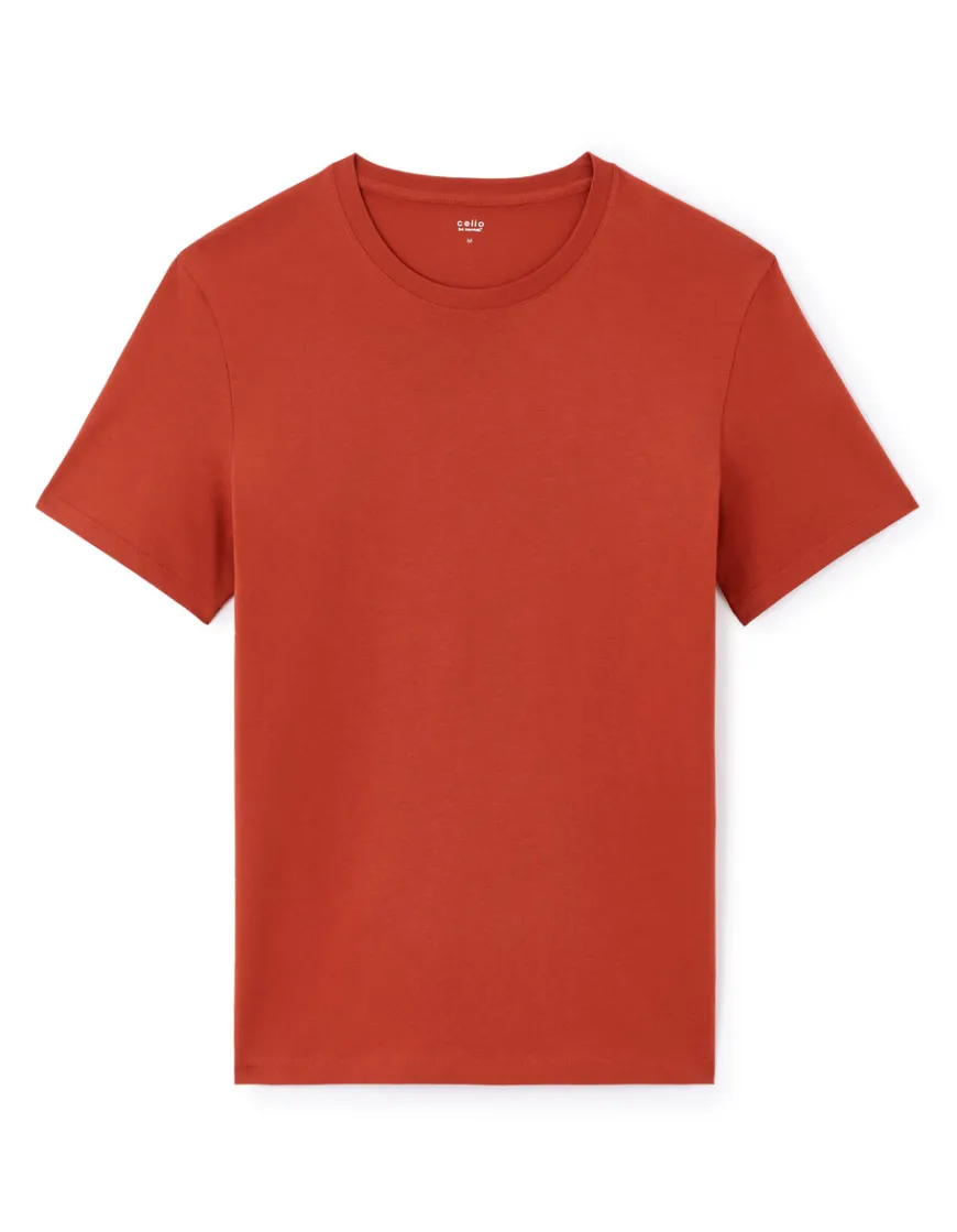 Celio T-shirt regular col rond 100% coton -^Homme T-Shirts