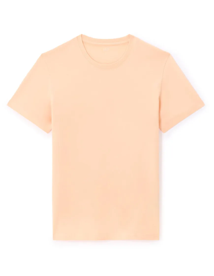 Celio T-shirt regular col rond 100% coton - orange^Homme T-Shirts