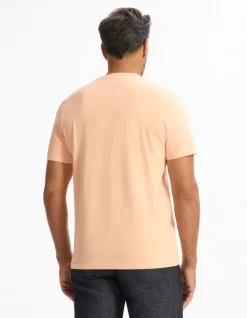 Celio T-shirt regular col rond 100% coton - orange^Homme T-Shirts